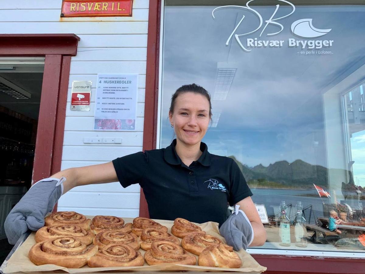 Risvaer Brygger Acomodação com café da manhã Digermulen Exterior foto
